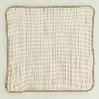 Knit Kitchen Cloth【あら生地】（りゅうせんサーモンピンク）