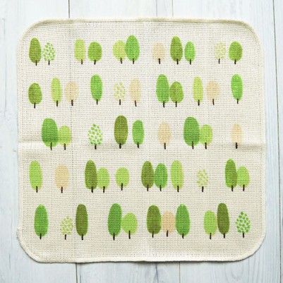 Knit Kitchen Cloth【イノダ織】（ツリーfresh-green）