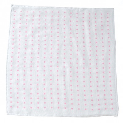 6times-layered large gauze Kitchen Clothes (Dots Pink)
