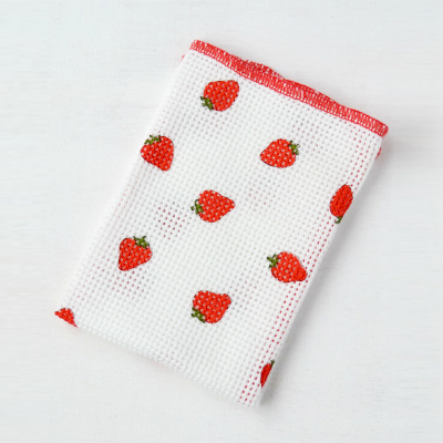 Rough-touch Kitchen Clothes 1 (Strawberry Red)