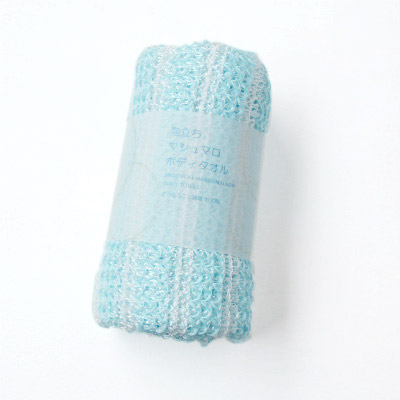 Mashmallow-like-forming Body Towels (Blue)