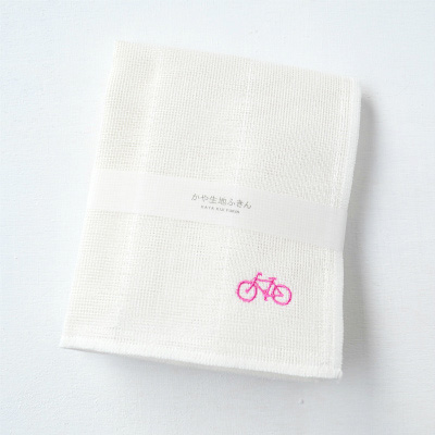 Mosquito-net fabric Kitchen Clothes with embroidery (Bicycle)