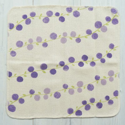 Knit Kitchen Cloth【イノダ織】（果実grape）